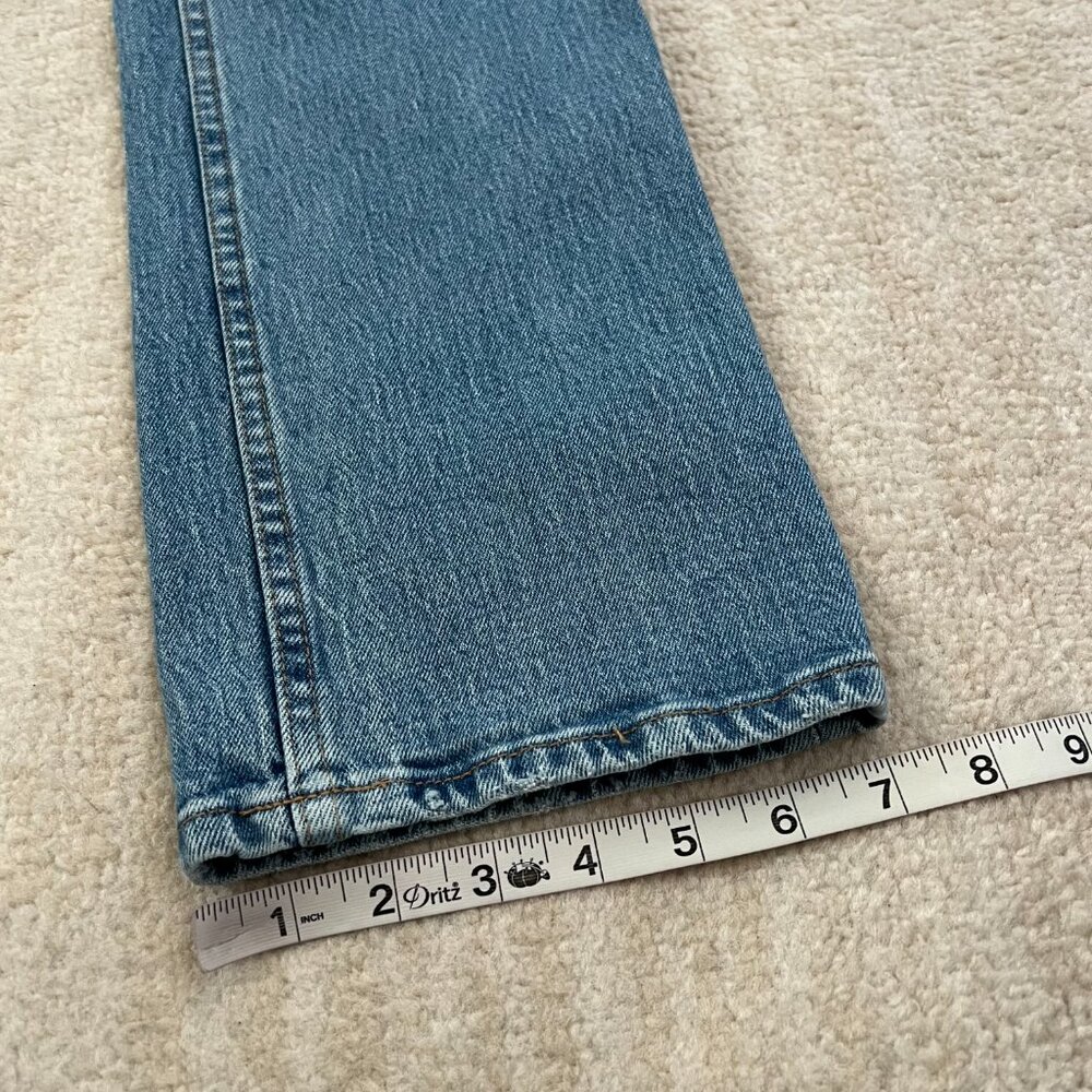 Abercrombie & Fitch 90s Straight Ultra High Rise Blue Jeans 26 / 2 Long - Picture 6 of 10